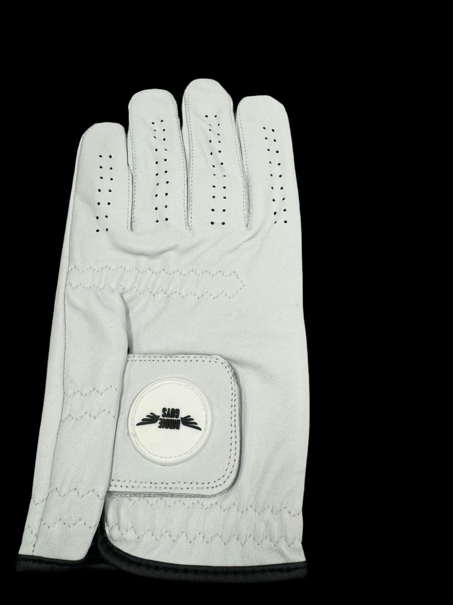 White Premium Cabretta Leather Golf Gloves for Ultimate Performance