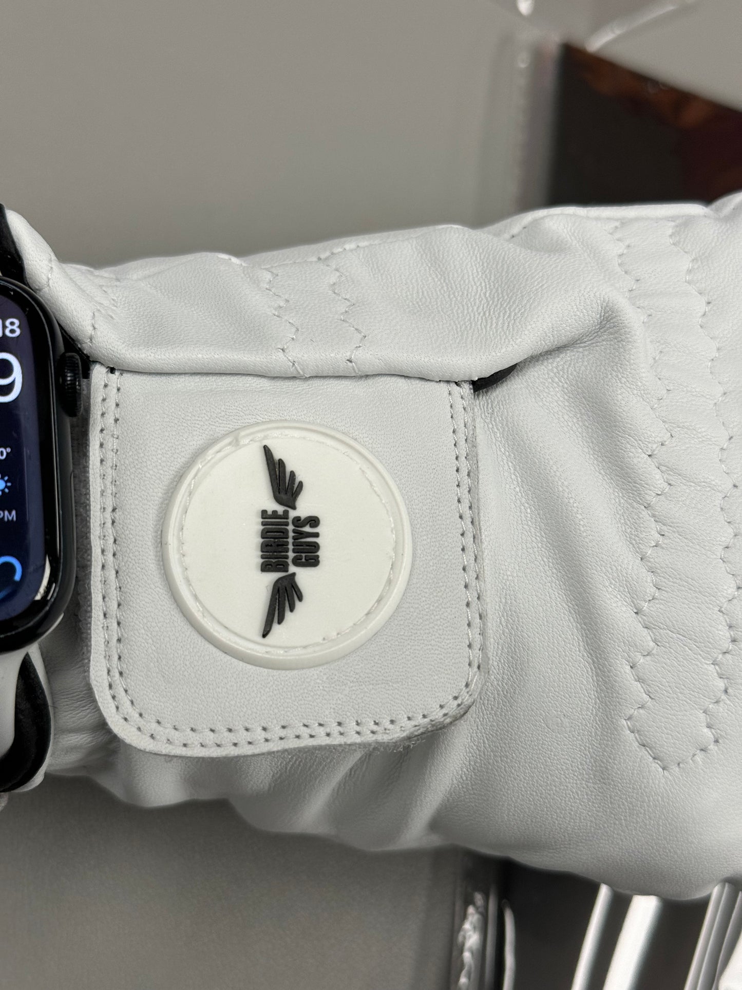 White Premium Cabretta Leather Golf Gloves for Ultimate Performance